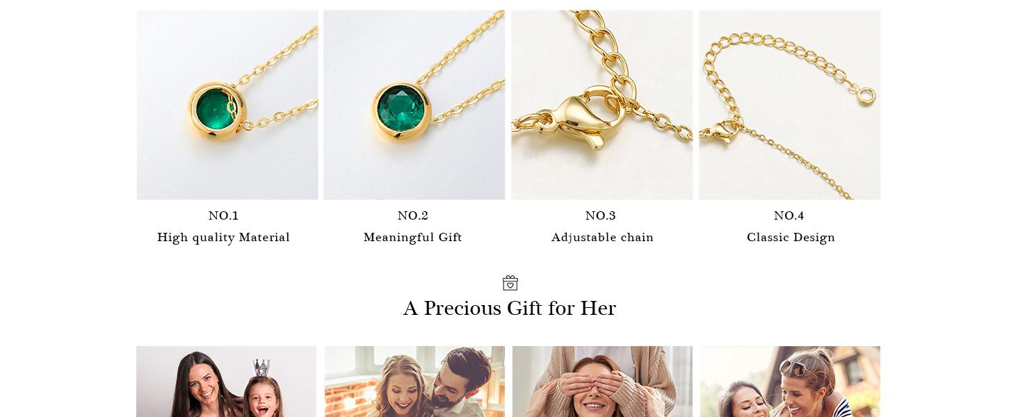 Trendy Birthstone Necklace for Women, Dainty 14K Gold Plated Red Blue Green Diamond Emerald Birthstone Necklace 12 Month Birthstone Jewelry Birthday Gifts for Women Teen Girls Trendy Birthstone Necklace for Women, Dainty 14K Gold Plated Red Blue Green Diamond Emerald Birthstone Necklace 12 Month Birthstone Jewelry Birthday Gifts for Women Teen Girls