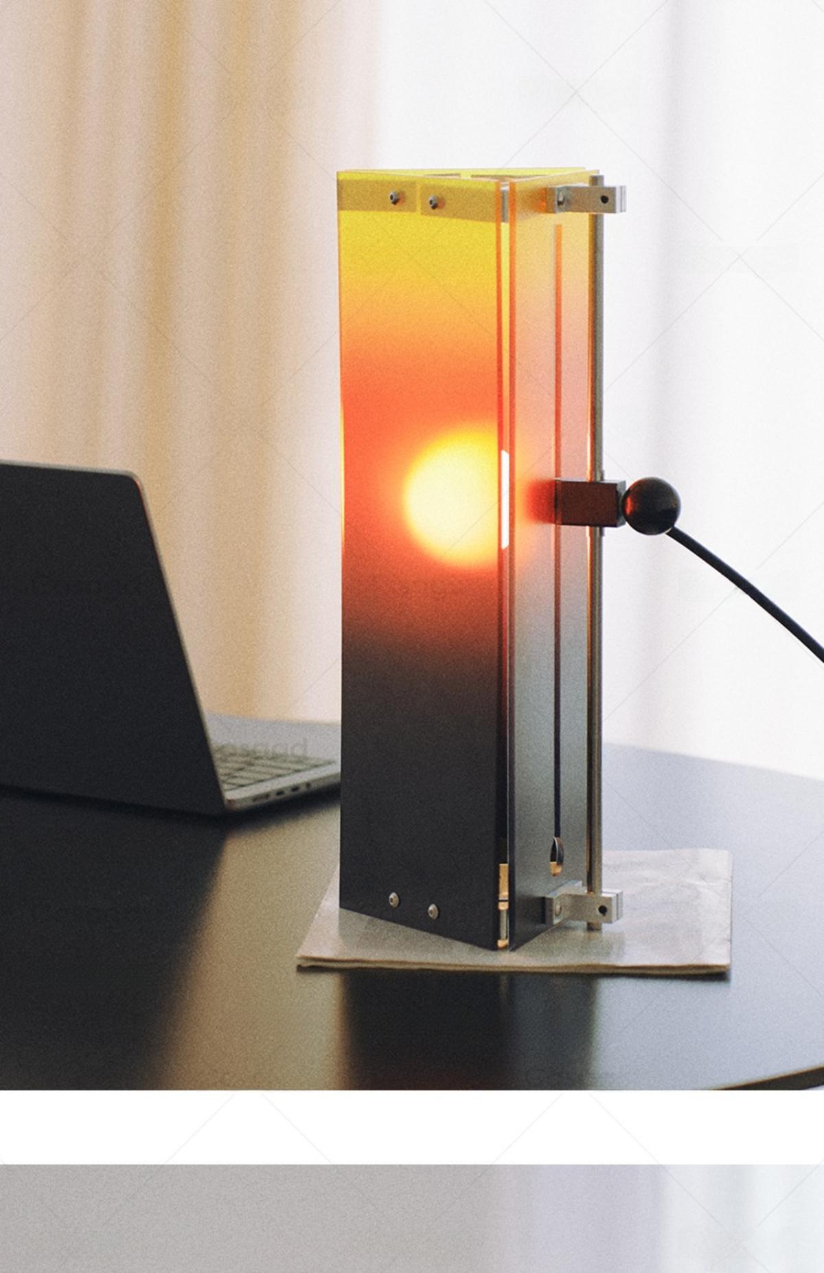 Creative Height Adjustable Sunset Gradient Lamp| Warm Light Atmosphere Desk Lamp| Unique Birthday Holiday Gift| For Men Women Home Decor Lovers Creative Height Adjustable Sunset Gradient Lamp| Warm Light Atmosphere Desk Lamp| Unique Birthday Holiday Gift| For Men Women Home Decor Lovers