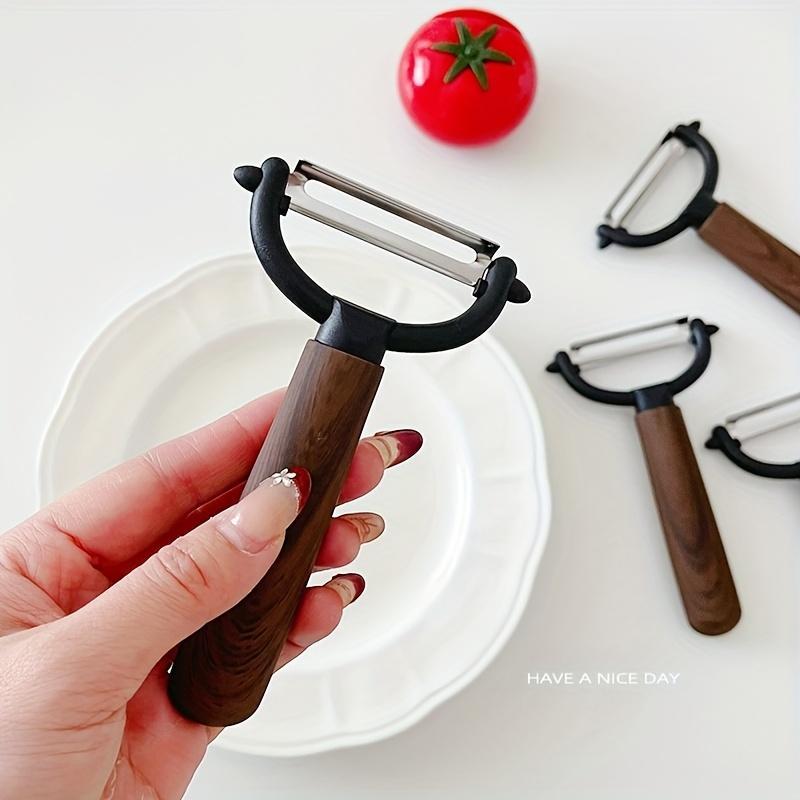Multi-Use Vegetable Fruit Peeler - Vintage Faux Wood Grain, Sharp Stainless Steel Blade, Ergonomic Handle | Peels Potatoes, Apples, Carrots, Dishwasher Safe | Gift-Worthy Home Cooking Tool Multi-Use Vegetable Fruit Peeler - Vintage Faux Wood Grain, Sharp Stainless Steel Blade, Ergonomic Handle | Peels Potatoes, Apples, Carrots, Dishwasher Safe | Gift-Worthy Home Cooking Tool