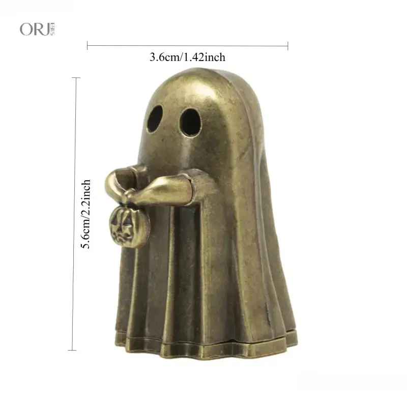 Ghost Incense Burner - Creative Ghost-Shaped Scented Aroma Freshener with Cloud Design, Backflow Diffuser, Coil Holder, Compact Lightweight for Home & Camping Decor (Backpack Keychain, Tassel, Necklace) for Boyfriend Dad Christmas Labubu Plush Bunny Use