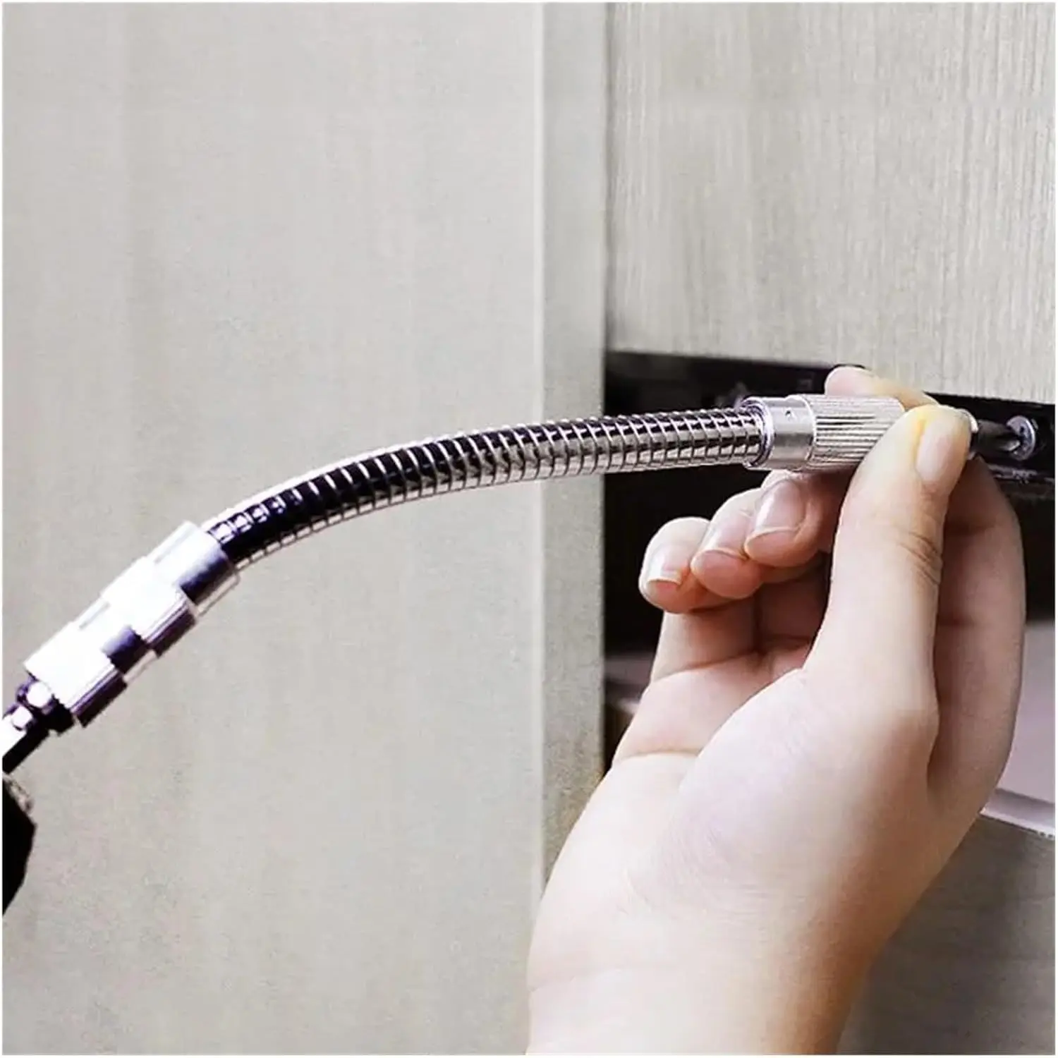 Exquisite Hexagonal Shank Metal Flex Universal Extension Bit Holder Magnetic Hex Screwdriver Bit Connection Extension Rod for Hand Drill Durable