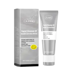 Gentle Dual-Action Facial Cleanser - Cleanses Facial Skin, Boosts Refreshment and Hydration for Skincare Needs