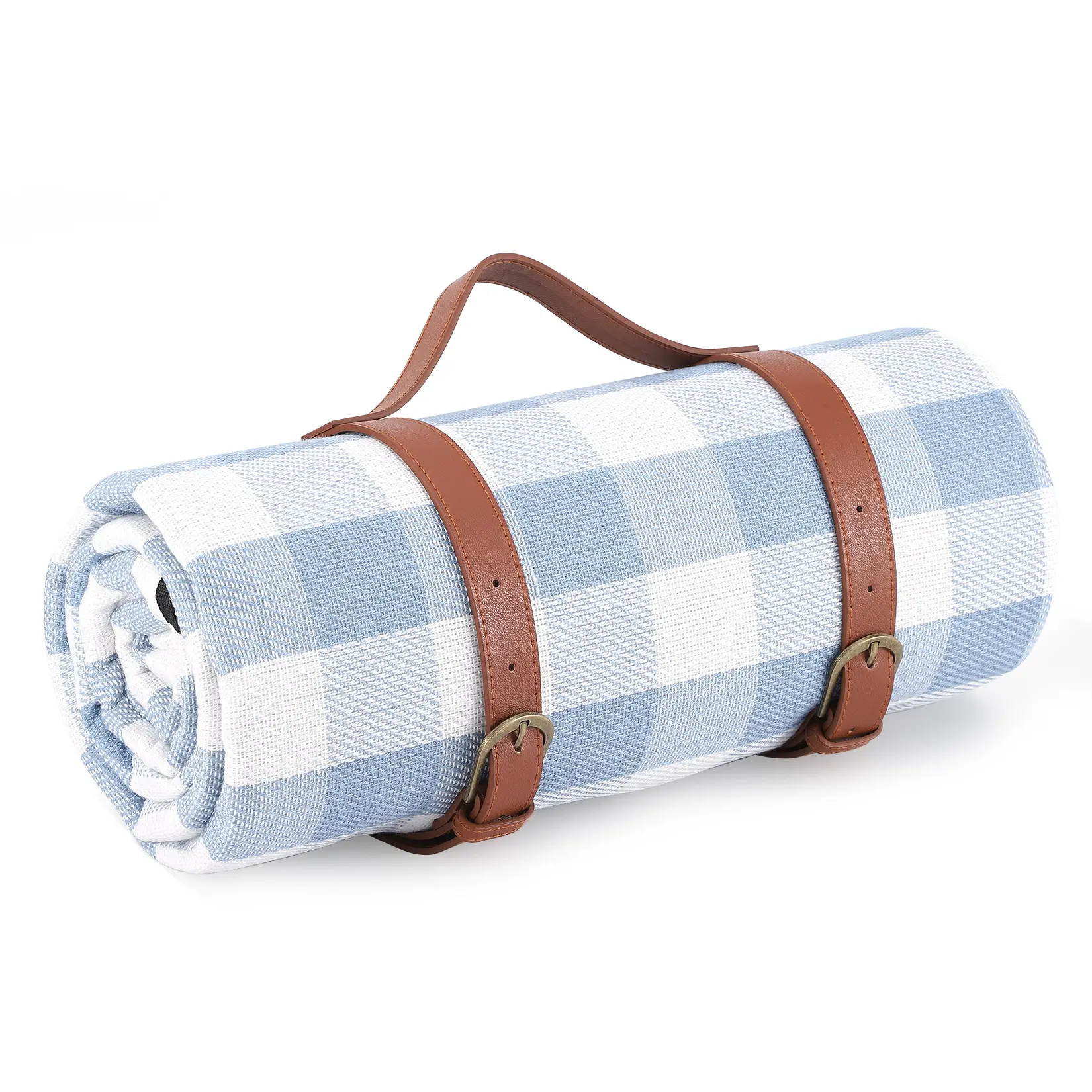 79x79" Oversized Outdoor Picnic Mat, 3-Layer Waterproof Foldable Blanket with Soft Surface, Portable & Stain Resistant Beach Mat