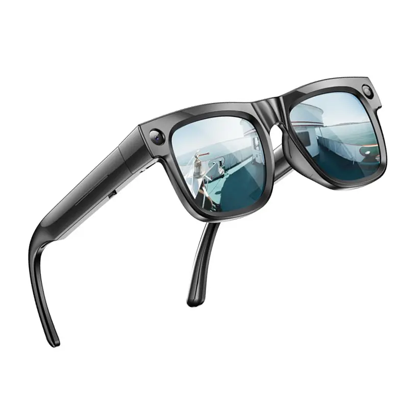 Ai Smart Glasses with Bluetooth-compatible, Video Recording,  Microphone and Speaker, 8mp Camera, 4GB Memory, Uv400 Lens, Real-Time Translation