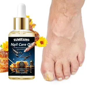 30ML Nail Care Oil with Ginseng Root Extract, Glycerin, Honey Nourishment, Repairs Dry Brittle Nails, Softens Rough Cuticles, Long-Lasting Moisture