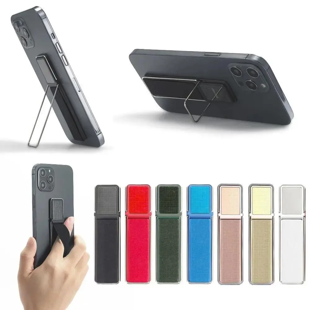 Cell Phone Ring Finger Kickstand Strap Band Foldable Phone Stand Universal Phone Holder Grip for iPhone 16/Samsung/Xiaomi/Huawei