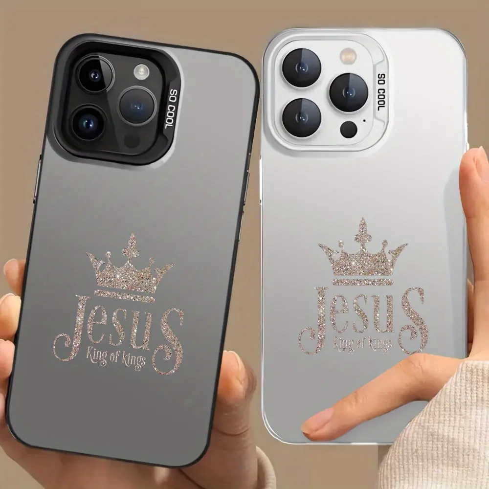 Shine Jesus King Phone Shell A400 or iPhone/13/12/11/Plus/Pro/Pro Max Series- Shockproof Case