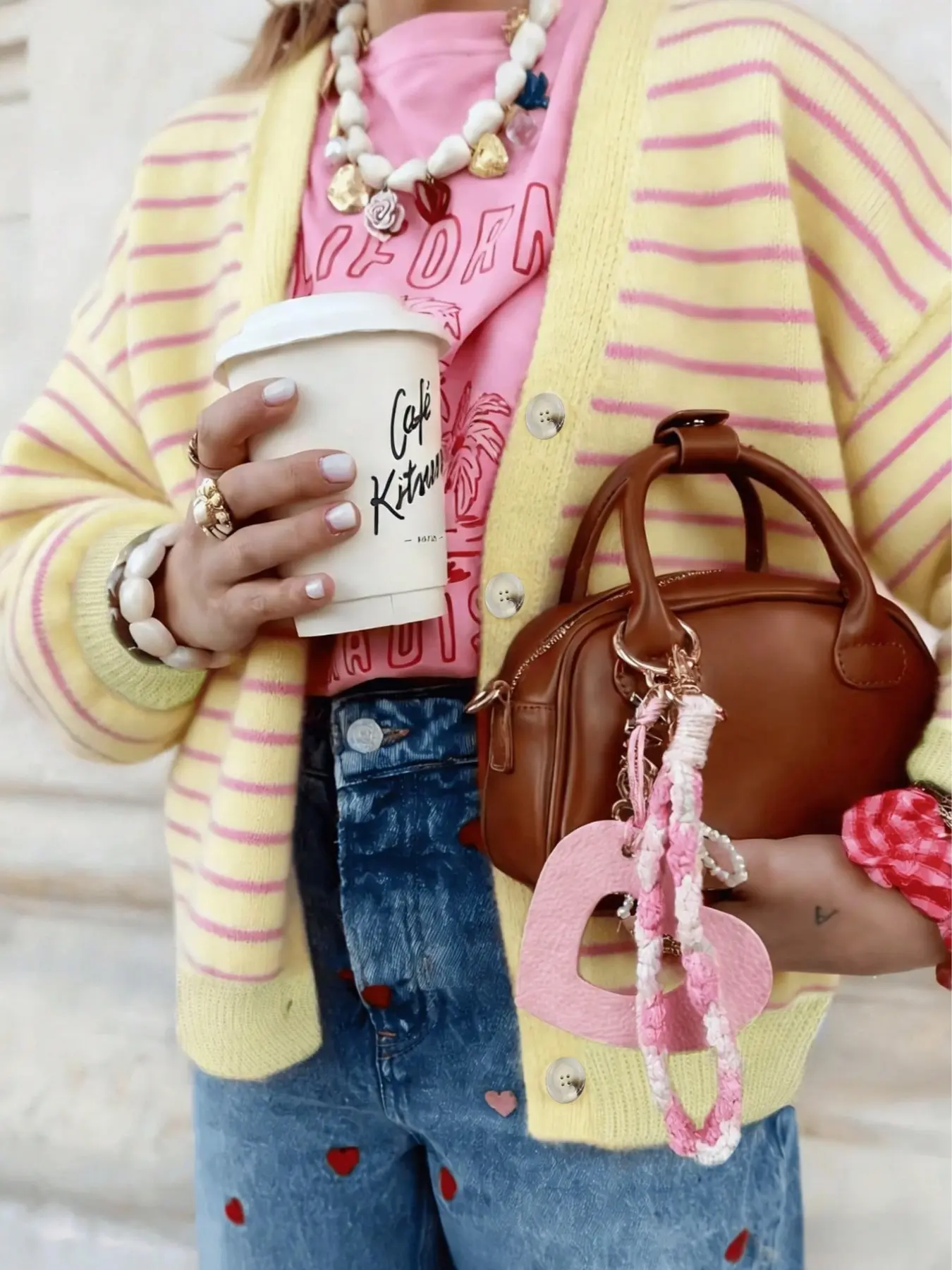 Women's Striped Drop Shoulder Cardigan, Fall & Winter Casual Long Sleeve Knitwear, Daily, Coffee Shop, Light Commute, Home Wear