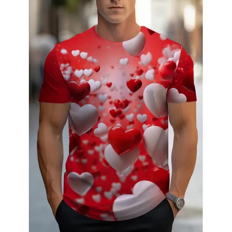 Kyn Apparel Men's Clothes Personality  Round Neck T Shirts