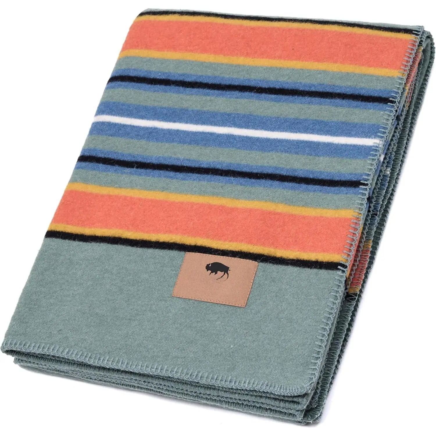 Blanket Camping, 60"x84" Large Warm Blankets for Winter, Glacier | Fire Retardant Blanket for Camping, , Outdoor, and  Use, Reversible Washable , Durable, Wide Color Selection
