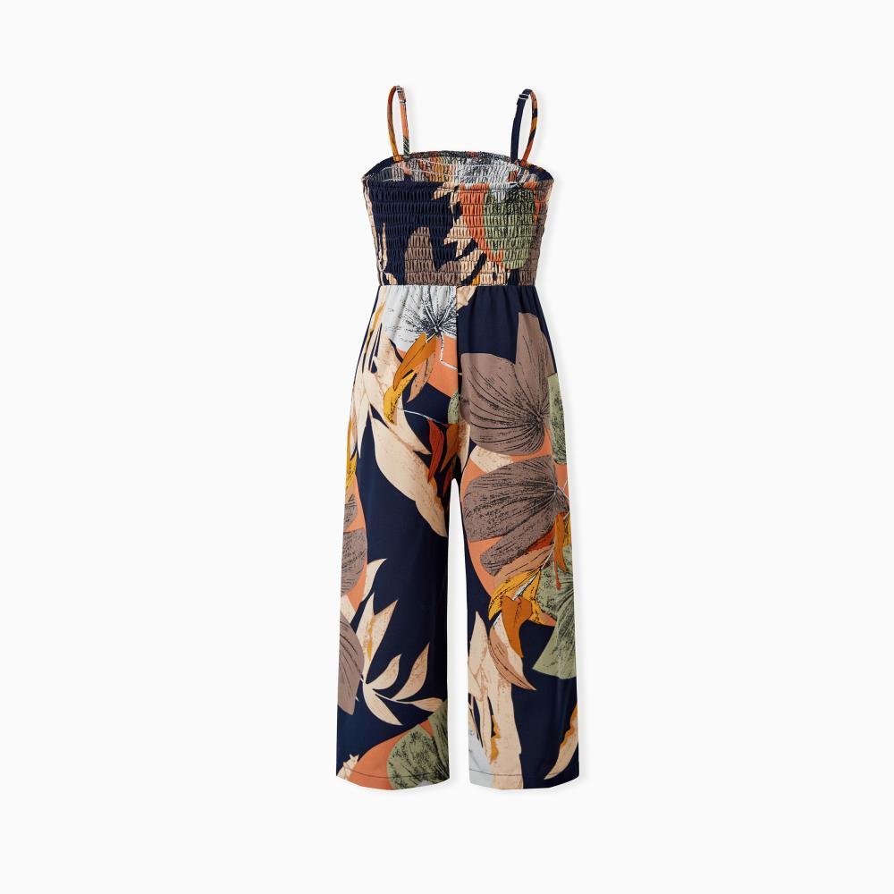 PatPat Family Matching Tropical Floral Print Jumpsuits for Mommy and Me Womenswear Piece PatPat Family Matching Tropical Floral Print Jumpsuits for Mommy and Me Womenswear Piece