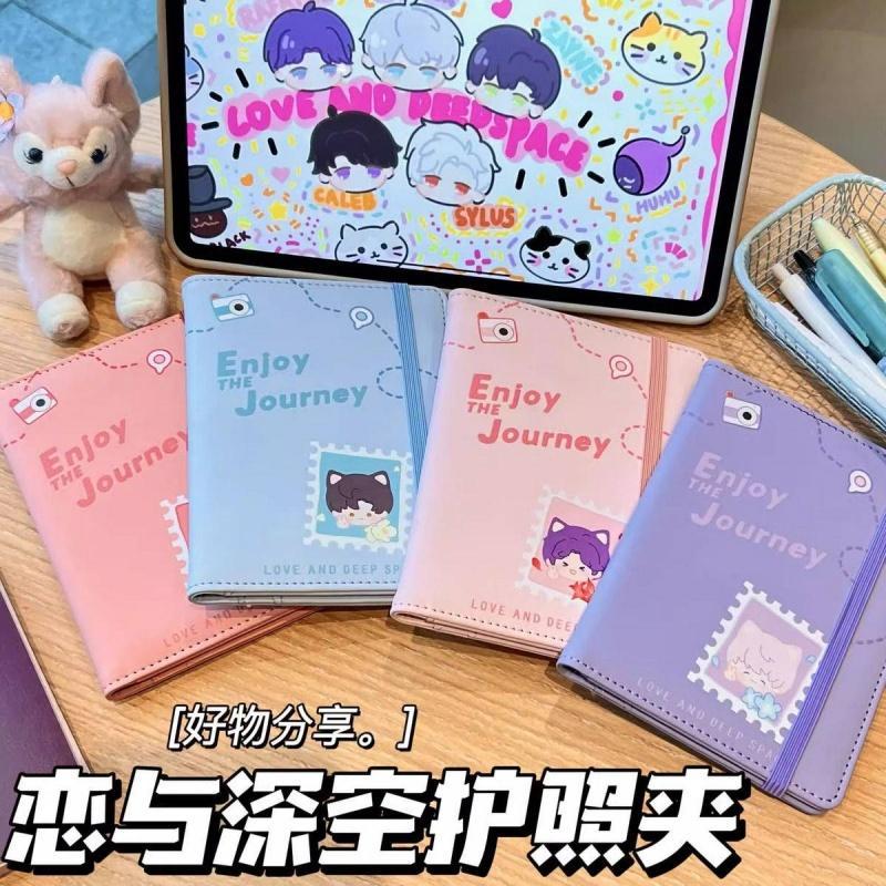 Love And Deepspace Rafayel Zayne Card Protective Book Cute Passport Cover Certificate Storage Bag Cosplay Girl Fans Gift
