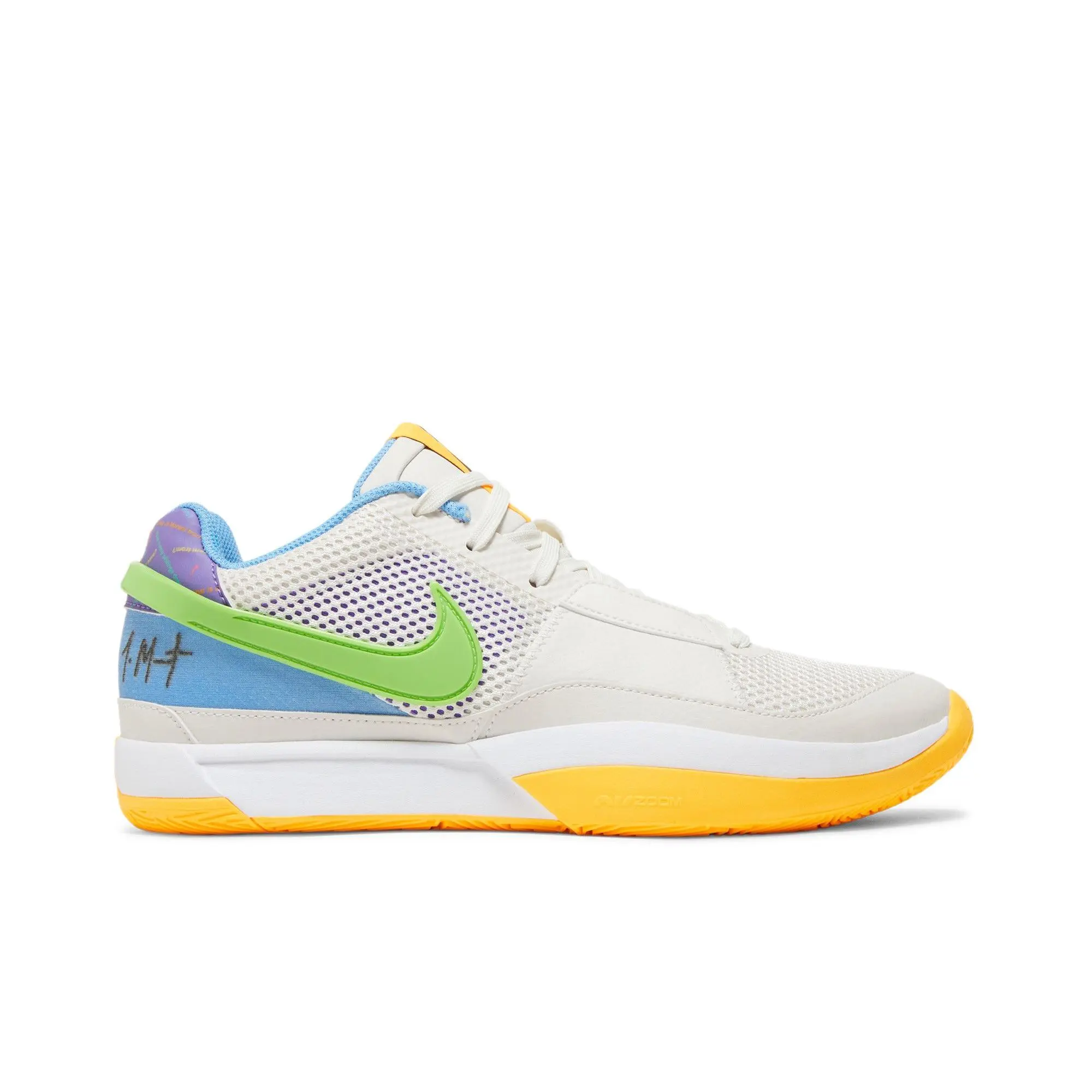 Nike Ja 1 'Trivia' (Unisex) Phantom/Action Green/Action Grape/White basketball shoes DR8785 001