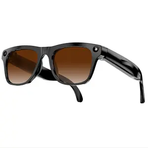 New Ai Smart Glasses with HD Camera, Voice Recognition, Video Recording, Bluetooth-compatible Calling, Music Player, Interchangeable Lenses