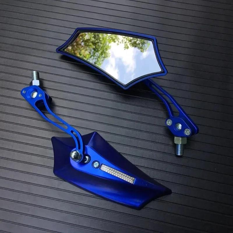 2pcs Universal 8mm 10mm Motorcycle Rearview Mirrors MTB Road Bicycle Side Mirror