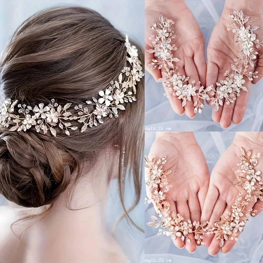Luxury Crystal Hair Vine Headband Hairband For Women Party Bridal Wedding Hair Accessories Jewelry Vine Headband Hairband Gift, Crystal Vine, Female Wear