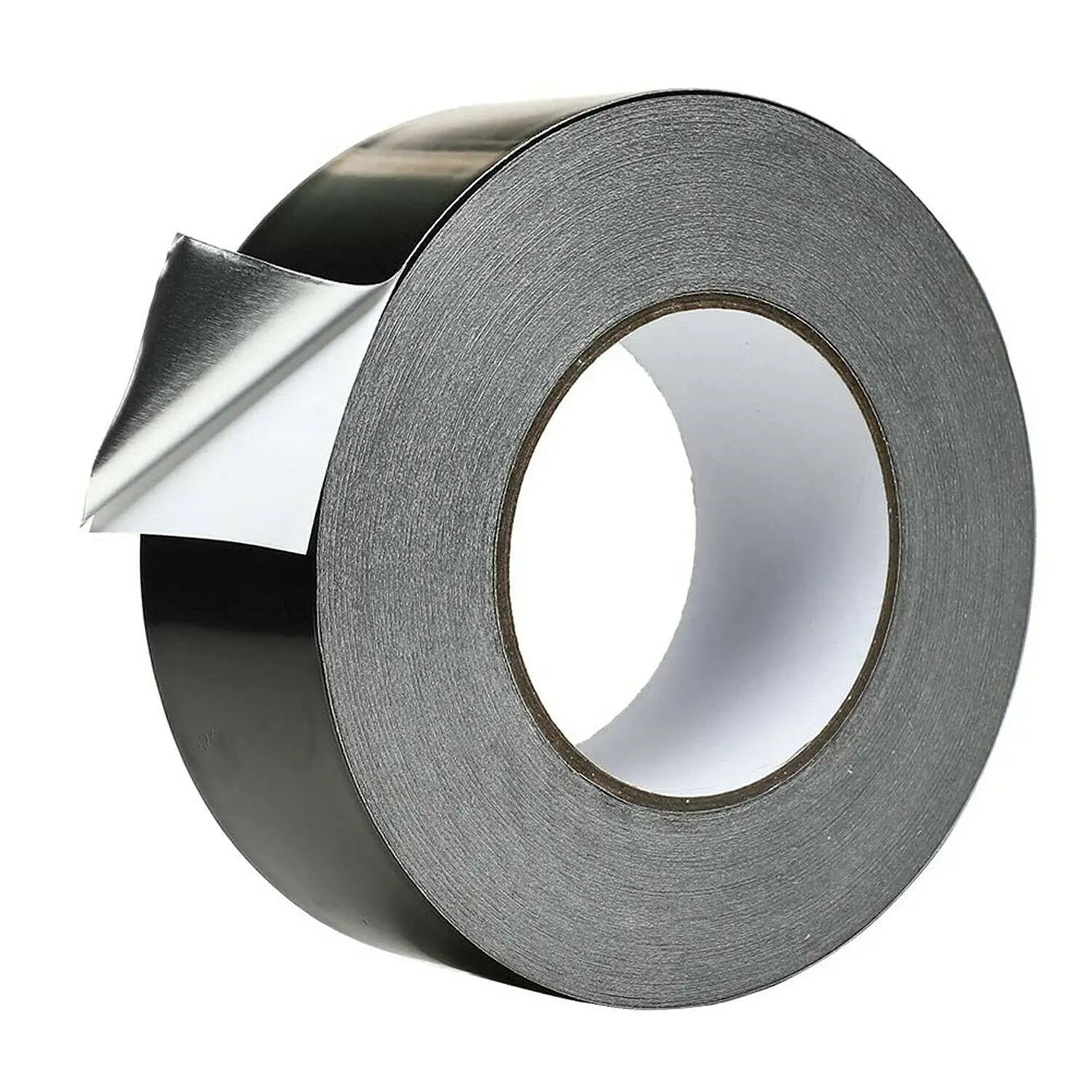 2 Inch Black  foil Duct Tape, Professional Grade Roll Adhesive Sealing Tape for HVAC, Refrigerator, Freezer, Insulation, Patching Hot & Cold Air Ducts, Sealing, etc. (10M)