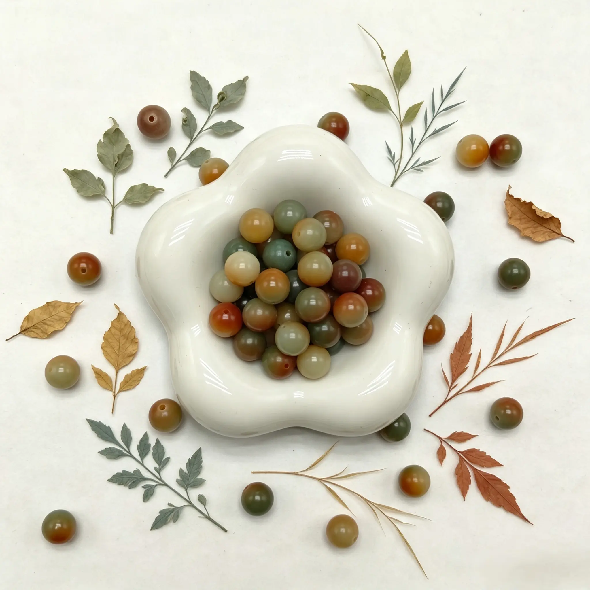 [NEW] H52-10mm Dunhuang Round Bodhi|for Bracelet & Jewelry DIY making