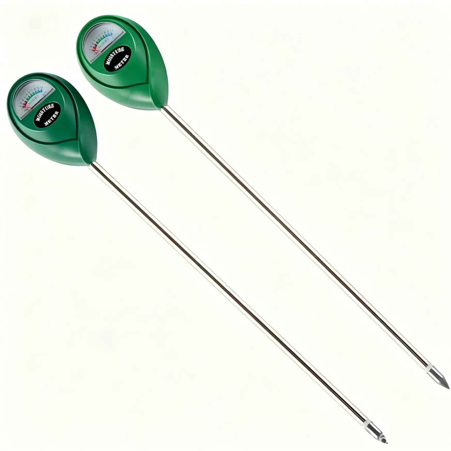2-Pack Plant Soil Moisture Meter, Triple-Function Soil Tester, Measures Ph, Light Intensity, Humidity, Ideal for Garden, Indoor/outdoor Plants, No Battery Needed
