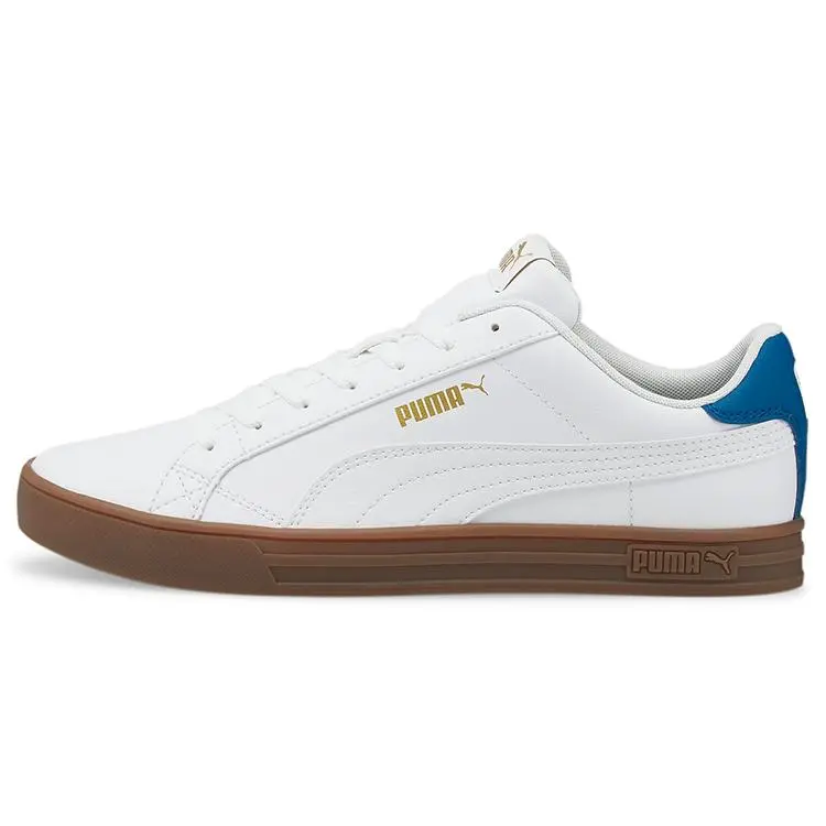 Puma Smash Vulc V3 Lo 'White Mykonos Blue Gum' 380752-08