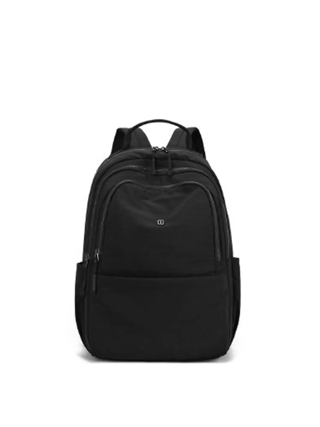 1pc Women's backpack with solid color, zipper closure, Multifunctional backpack, versatile, simple, suitable for students to go to school, work, commuting, shopping, Multi Compartment Backpack