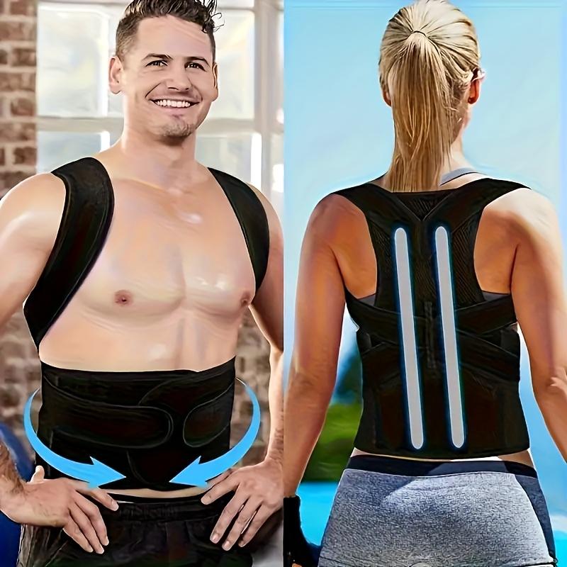 Adjustable Back Support for Men and Women Casual Posture Corrector with Upper and Lower Back Stabilization Waist Stability and Breathable Mesh Design Healthcare Heavy Weight Lifting Wrist Straps Adjustable Back Support for Men and Women Casual Posture Corrector with Upper and Lower Back Stabilization Waist Stability and Breathable Mesh Design Healthcare Heavy Weight Lifting Wrist Straps