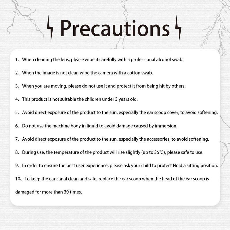 Portable Ear Wax Removal Tool, 1 Set Ear Wax Removal Kit with Camera & Accessories, Waterproof Endoscope Ear Cleaning Tool for Phone & Tablet