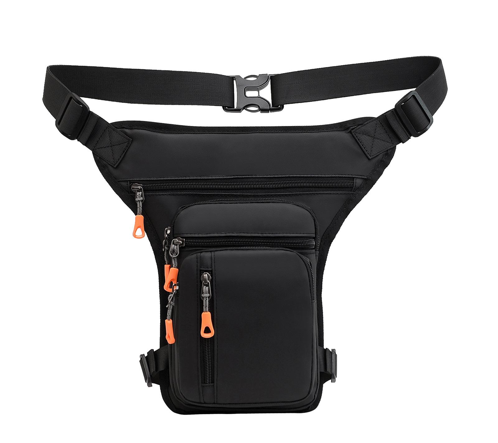 Multifunctional waist bag, men's new simple niche chest bag, fashionable and unique trendy leg bag