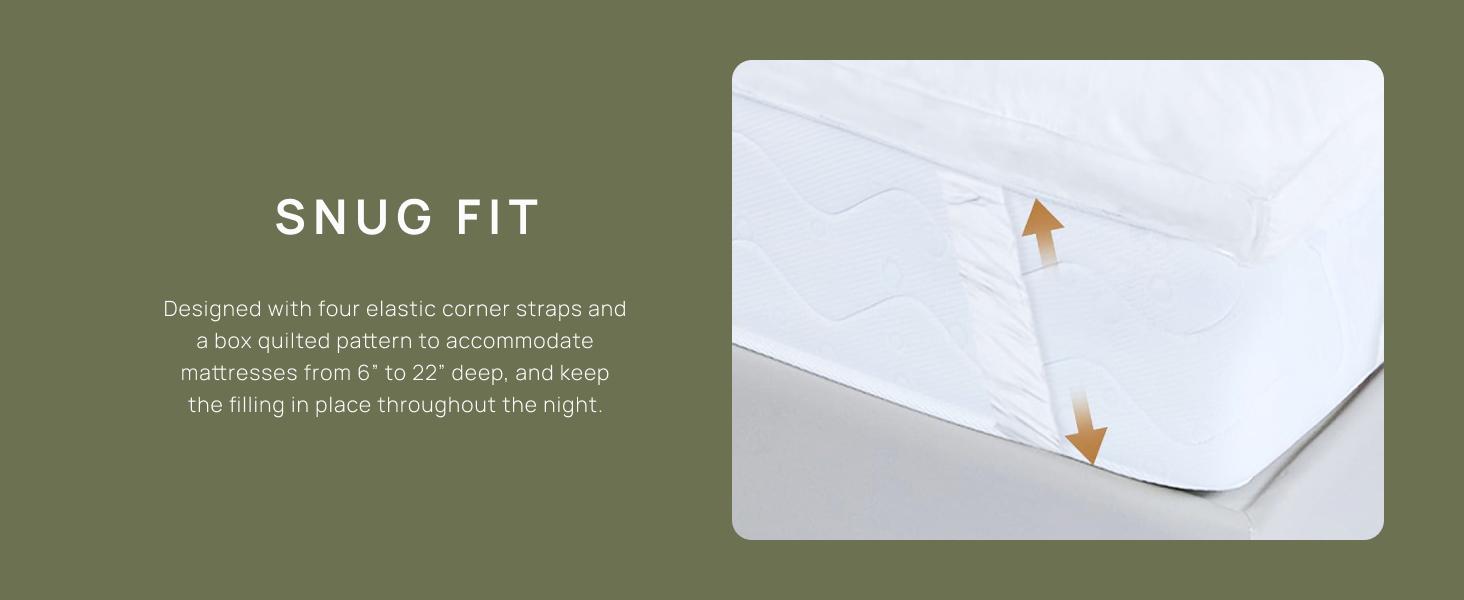 Thick Pillow Top 3 Inch Mattress Topper King Size for Firm Mattress, Cooling Cotton Hotel Mattress Bed Topper for Cloud Like Sleep & Back Pain, Plush Soft Pad, Fit to 6"-22" Mattress