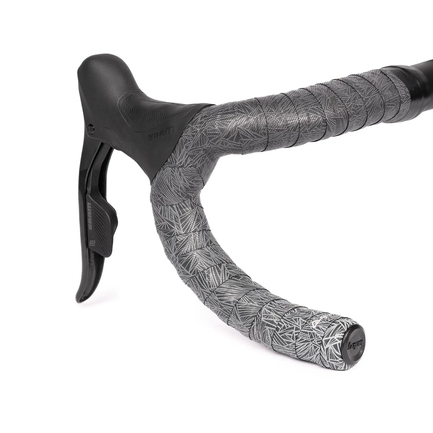 Attitude Fade Road  Handlebar Tape with Shock-Absorbing EVA  &  TPU, Anti-Slip Cycling Bar Tape for  Grip and a Comfortable Ride (2 Rolls) (Fading Grey)