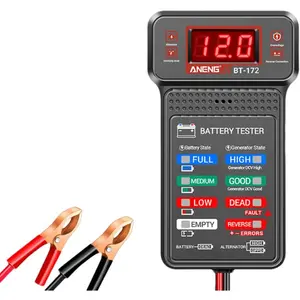 12V   Tester with LCD Screen & Indication,   Voltmeter & Alternator  System Analyzer,  Response Digital  Load   for
