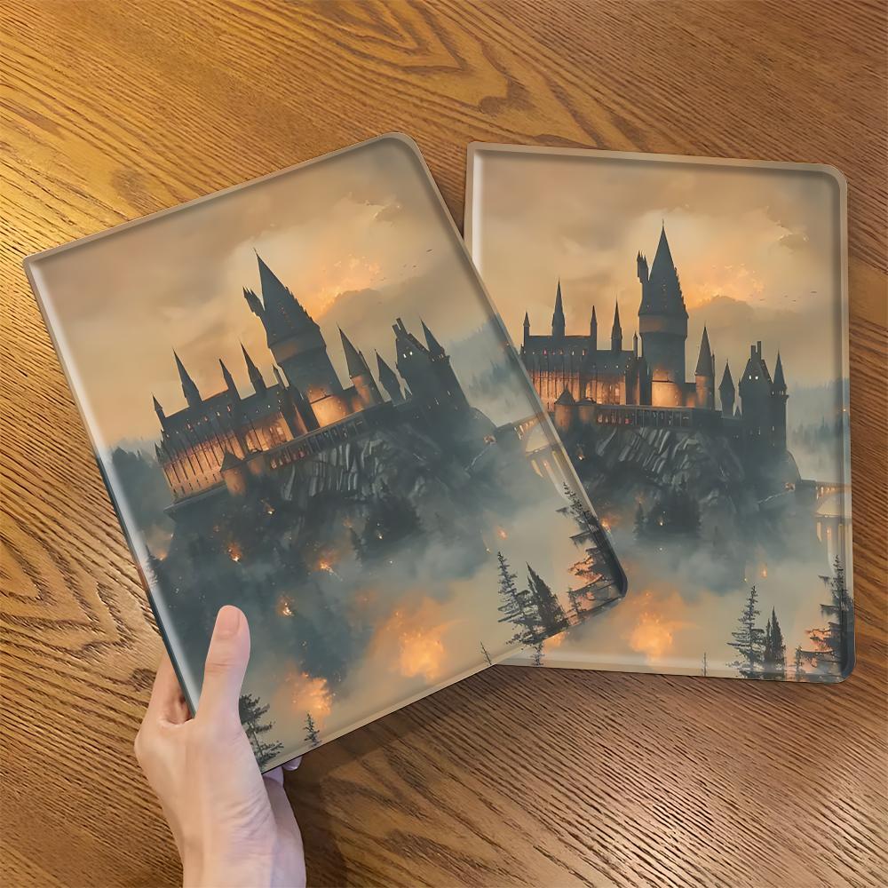Hogwarts Castle Pattern Tablet Case, Tablet Casing, Full Body Shockproof Tablet Protective Cover with Pen Slot, Tablet Accessories Compatible with iPad, Ipad Covers
