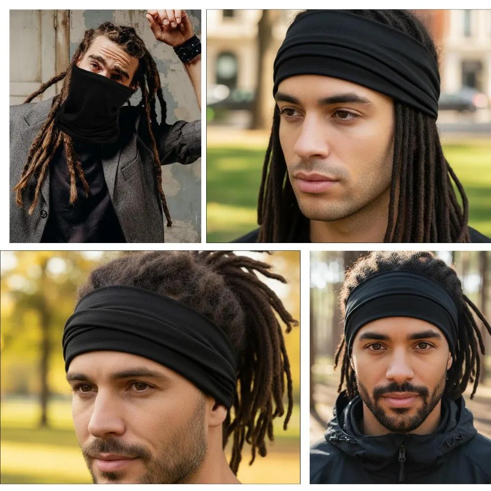 6pcs Dreadlock Cap Tube Bands Elastic Long Hair Dreads Head Wraps Locs Socks for Dreads,Unisex Spandex Dreadlock Cap for Daywear