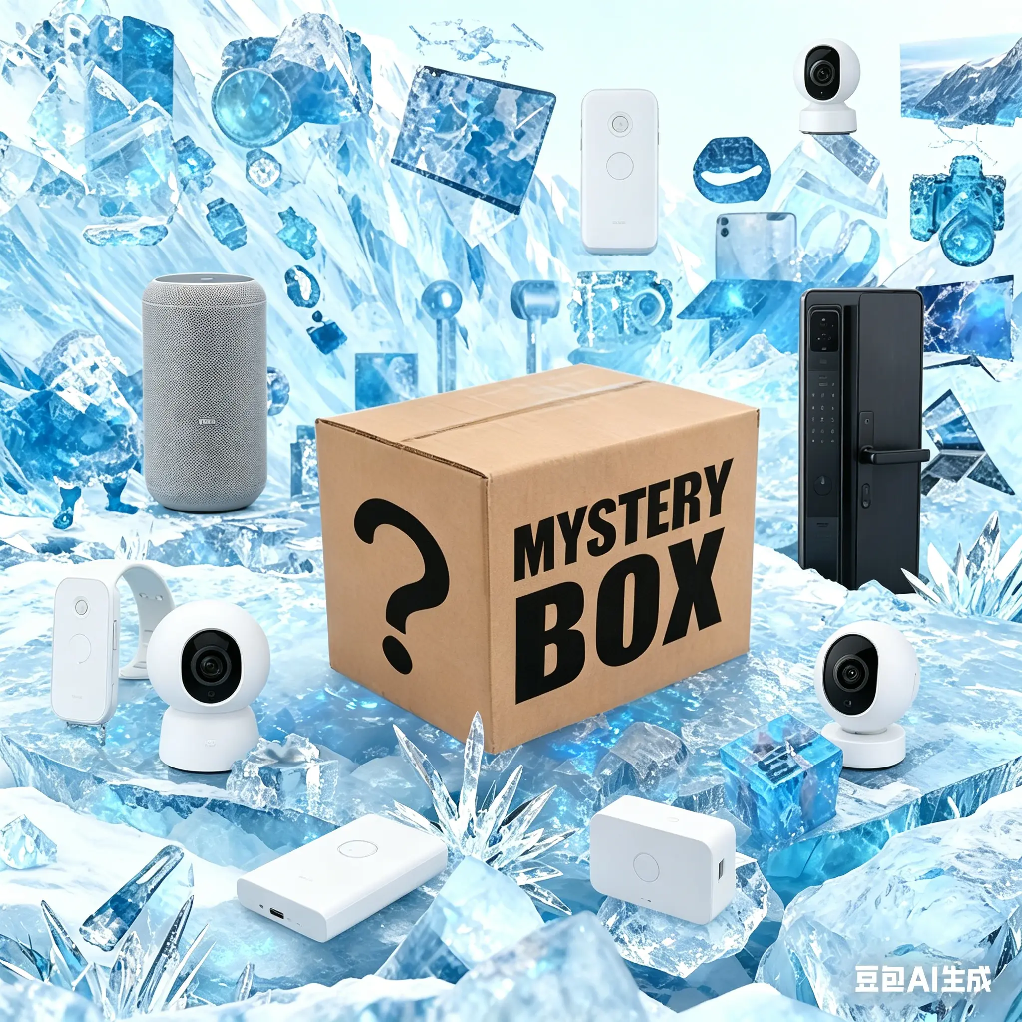 Almost Sold Out! 2 Units Left! Portable Tech Mystery Box – Random Earbuds as Surprise Gift! Solid Craft & Nice Look, Hurry to Order!