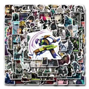 55-110 Sheets New Kaiju No. 8 Graffiti Stickers, Waterproof Car Luggage Cup Phone Case Stickers, Trendy Decorative Decals