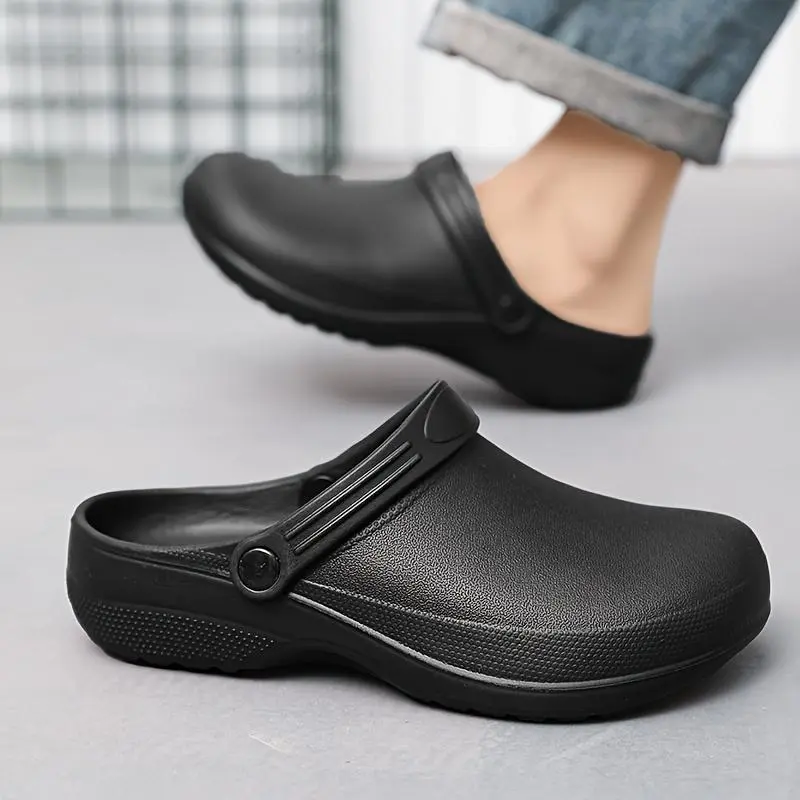 YYT1 [Professional Waterproof Work Clogs] Unisex EVA clogs, comfortable, durable, non-slip, waterproof, professional work shoes for chefs and nurses, casual style, footwear.