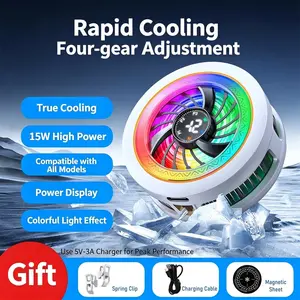 New 2026 K6 Magnetic Phone Cooler | AI Smart Temp Control + Semiconductor Freezing Tech | 4-Level Cooling Modes | MagSafe & Clip-on 2-in-1 ❄️🎮