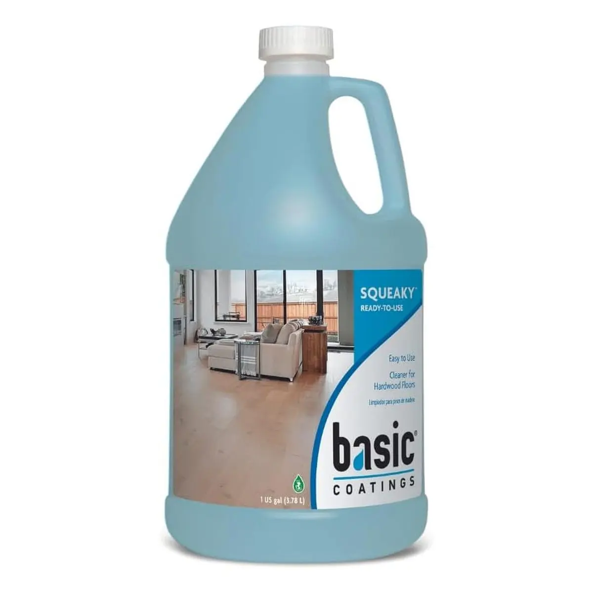 Hardwood Floor Cleaner Refill, 1 Gallon, No Residue Formula for Squeaky Clean Floors, for Sealed Hardwood Floors