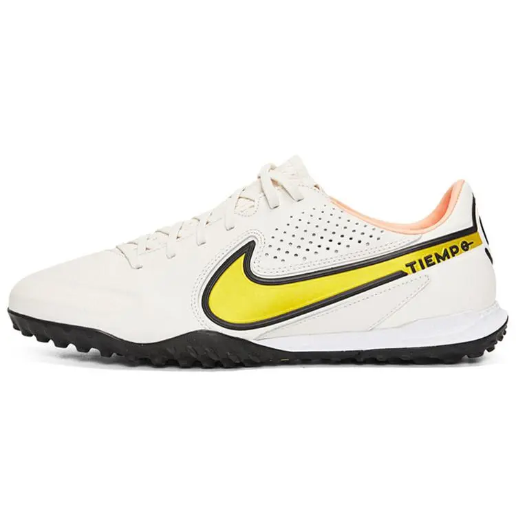 Nike Tiempo Legend 9 Pro Comfortable Versatile TF (Rubber Studs) Shock Absorption Non-Slip Wear-Resistant Football Shoes DA1192-002