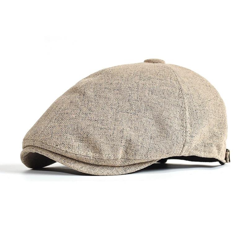 Men's Summer Berets Outdoor Breathable newsboy cap Spring Flat Hats Solid Duckbill Hats Vintage Gatsby Beret Hat Women
