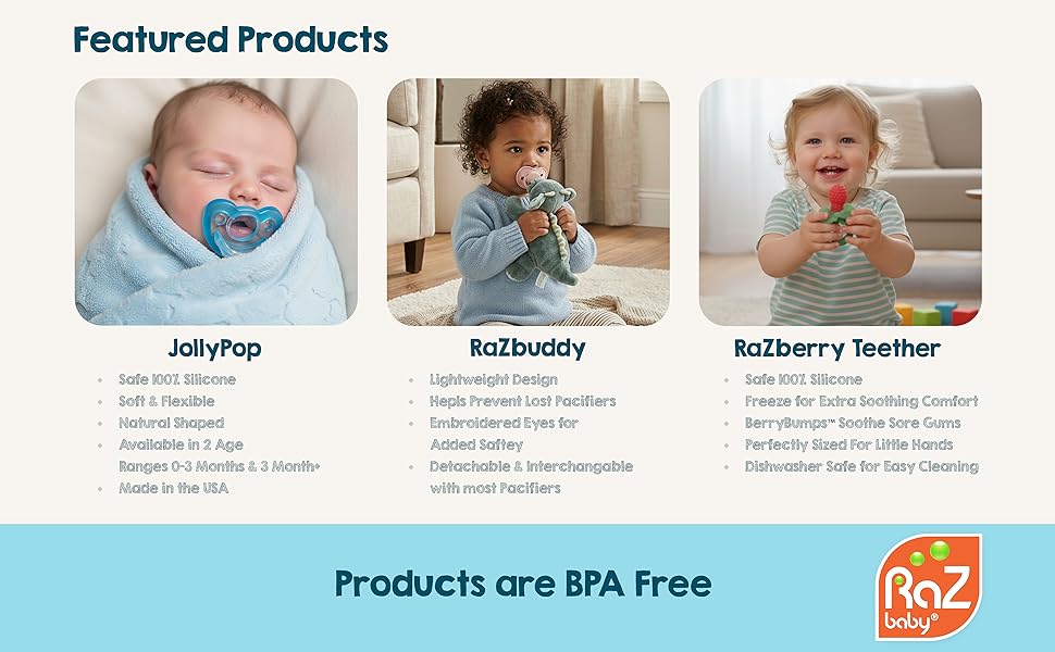 Pacifier for Newborns & Up, USA Made, Natural Shaped Orthodontic Binky, Lovingly Shared in NICUs & Hospitals Worldwide, Medical-Grade 100% BPA-Free - 0-3 Months, 4 Pack - Lavender