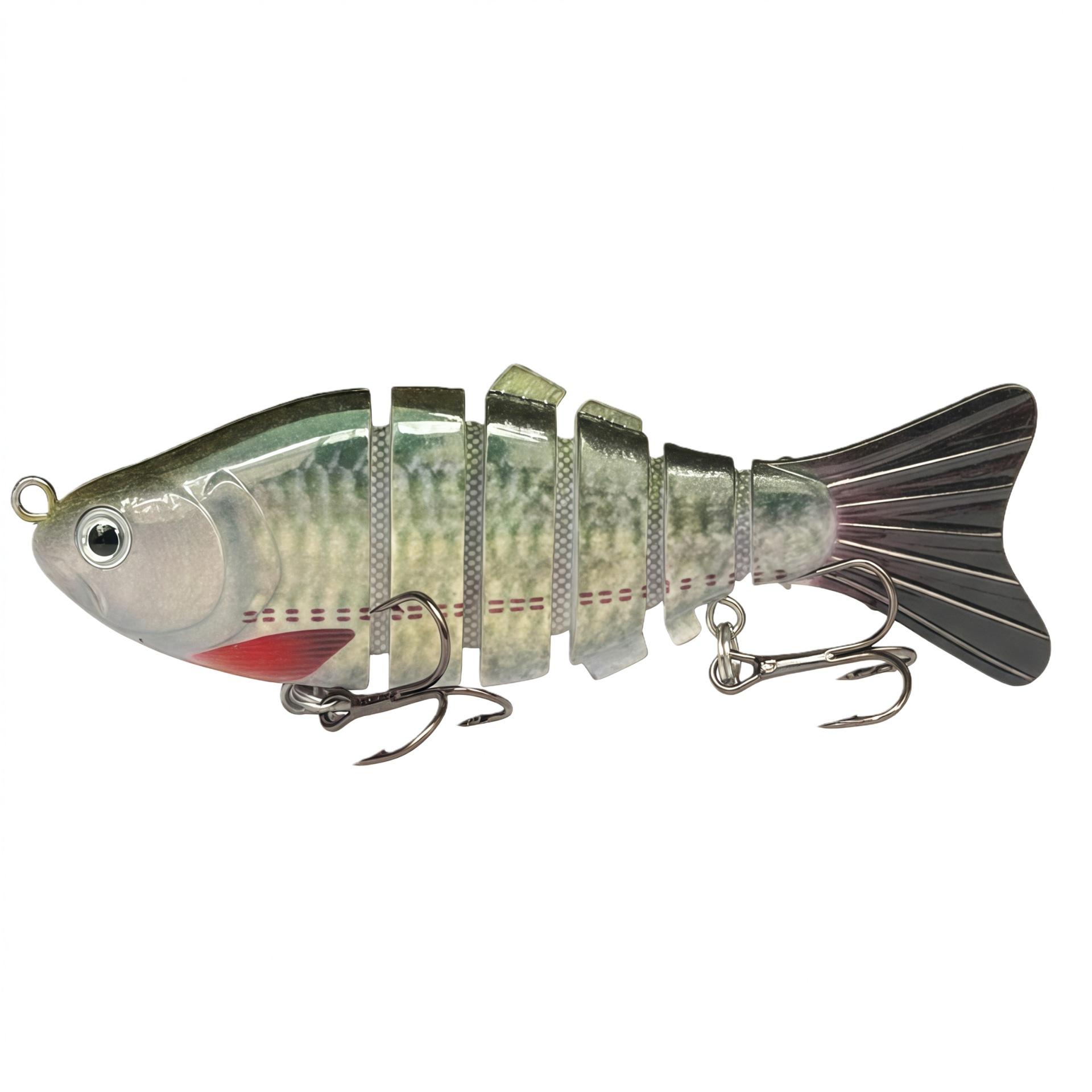 5 pieces/set, submersible 6-section swimming style, coquettish multi-section fish artificial luya fake bait, fishing supplies, fishing gear