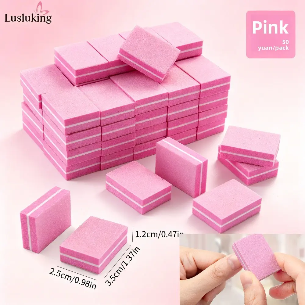 Double-sided Sponge Nail Buffer Block, Professional Manicure Tools Set, Nail Care Tool
