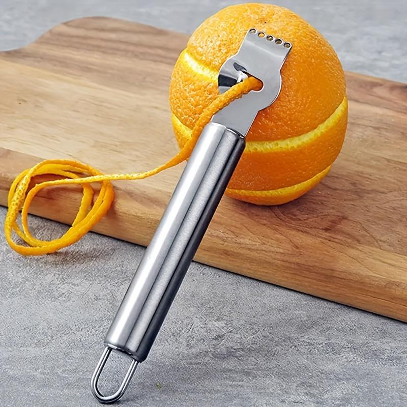 1pc Stainless Steel Lemon Zester/Grater/Coconut/Pineapple Shredder/Cocktail Tool