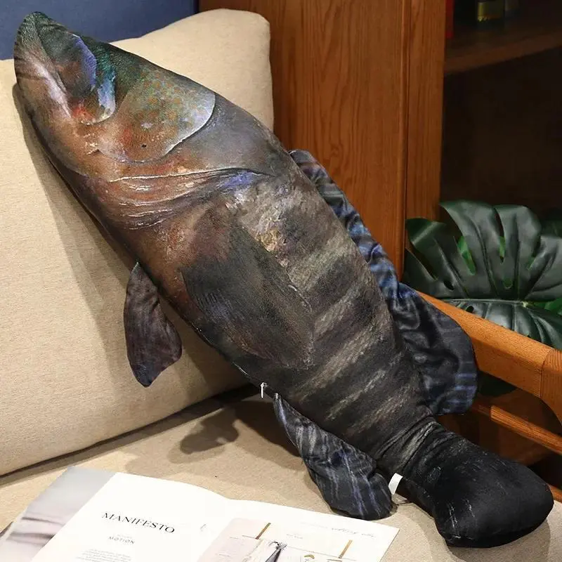Giant Simulation Fish Stuffed Soft Toy - 100% New High Quality Tuna/Salmon/Autumn Saury, 40/60/80/100cm Plush Pillow, Creative Sleep Cushion Birthday Gift (0.5-2 cm Differences Allowed), Soft Plush