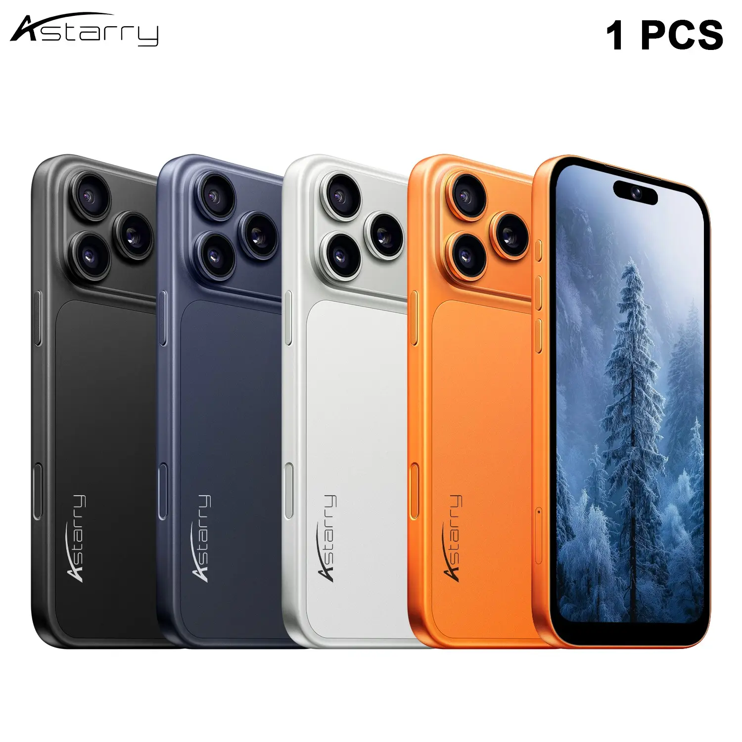 Astarry 17 Pro Max, 6.75-Inch HD Display, 3gb RAM + 32GB Storage, 5+13mp Camera, 4100mah Battery, Dual Sim, Side Fingerprint Unlock, Cellphone Smartphone