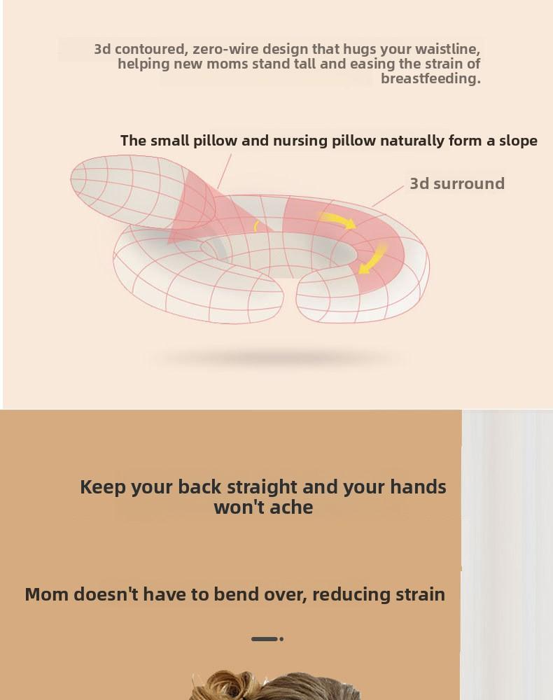 Washable nursing pillow |     Provides comfortable support for mother and baby