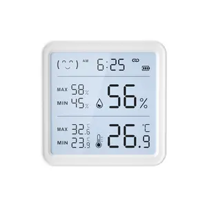 Tuya Smart Bluetooth WiFi Wireless Temperature and Humidity Sensor Intelligent Linkage Detector Wireless Temperature and Humidity