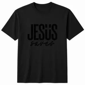 100% cotton Men's JESUS Saves Graphic Hoodie, Classic Pullover Top in a Soft Cotton Blend, Regular Fit Longsleeve for Casual Menswear