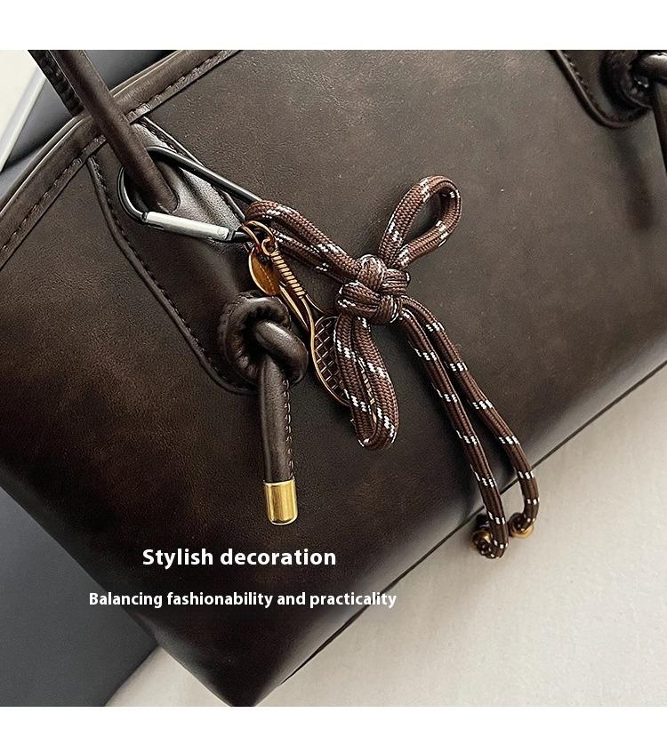 25 fall&winter Women's Elegant Solid Color Shoulder Bag, Fashionable Large Capacity Crossbody Bag for Daily Used, Casual Trendy Versatile High-quality Daily Commuting Bag